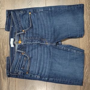 ❤ ANN TAYLOR LOFT CURVY SKINNY CROP JEANS, 6 (28)